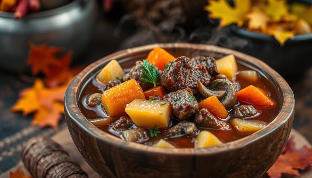 Fall venison stew