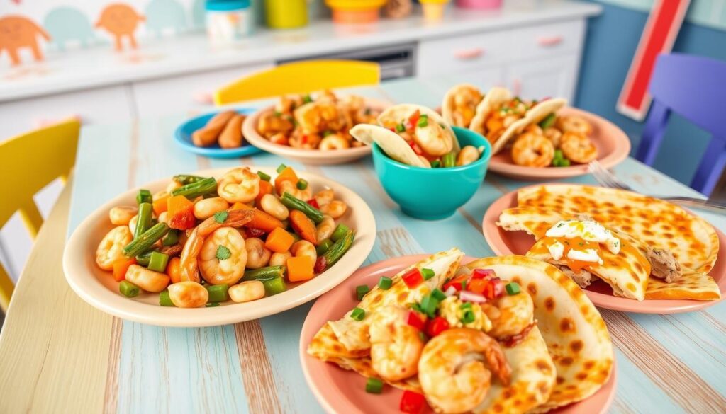 Kid-friendly chicken shrimp recipes