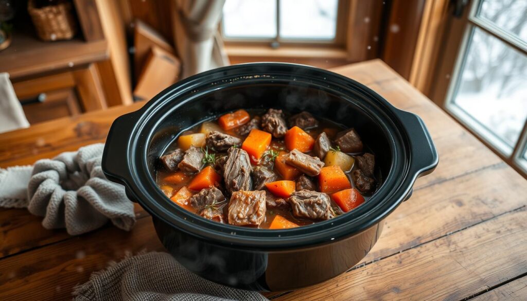 venison stew crock pot